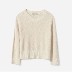 Everlane | cotton linen v-neck